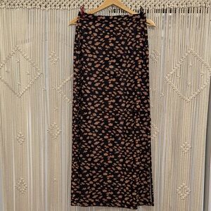 AFENDS NWT Hazey Semi-Sheer Maxi Skirt